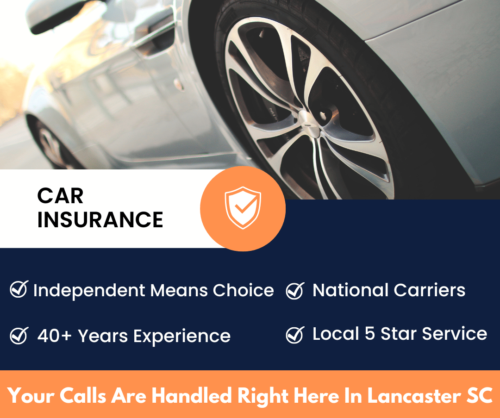 Car Insurance options in Lancaster SC