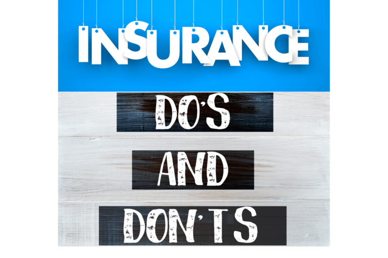 Do's and don'ts of insurance Lancaster SC