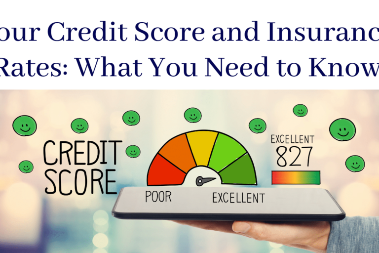 Credit score affects insurance rates