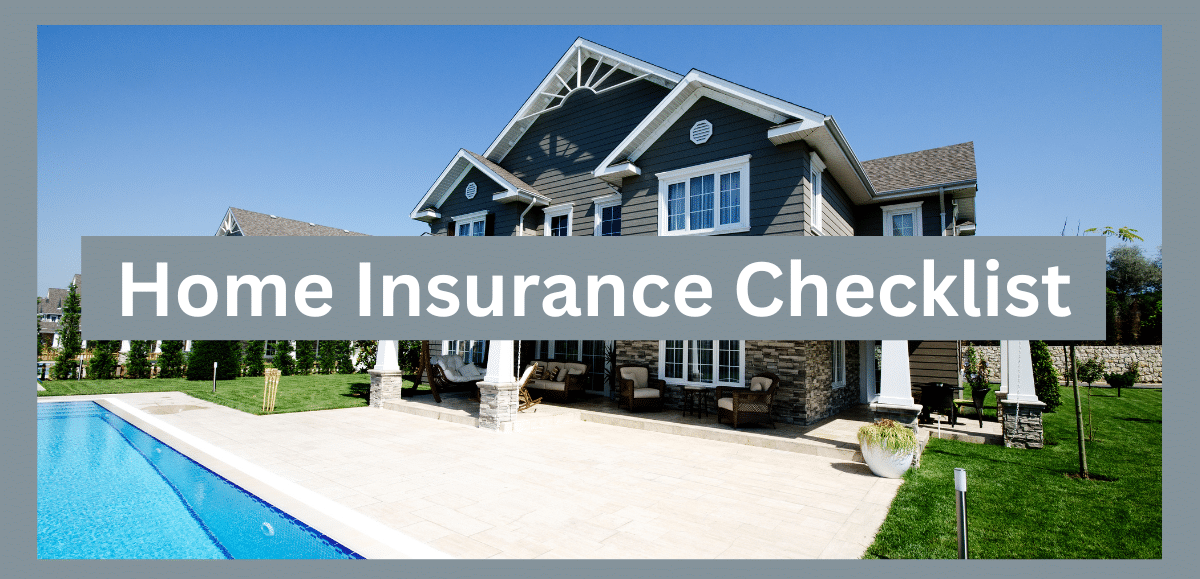 Home Insurance Checklist
